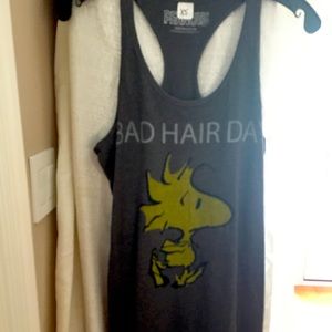 Peanuts Woodstock Racer Back Jr Nightgown L NEW